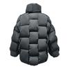 Ladies' Loose Comfortable Casual Fashionable Stand Up Collar Solid Color Long Sleeved Down Jacket