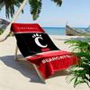 Cincinnati Bearcats Print Beach Towel, Large Soft Quick Dry Towel for Beach Camping Swimming