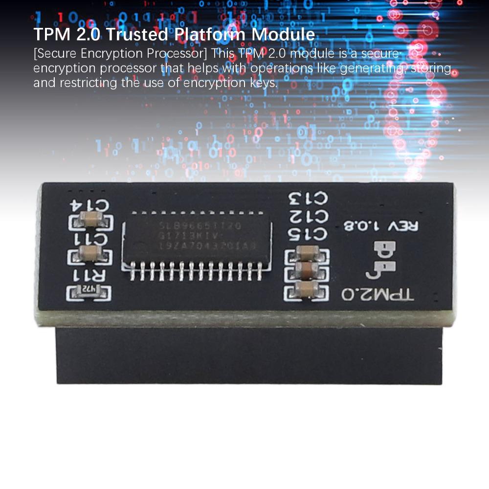 LPC Interface TPM Security Module 20 Pin Trusted Platform Module Security Module  for WIN11 Upgrade