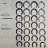 Speed Horseshoe Forged Steel 24 Studs for Training and Breaking-in Racehorses by Qileide Zhu