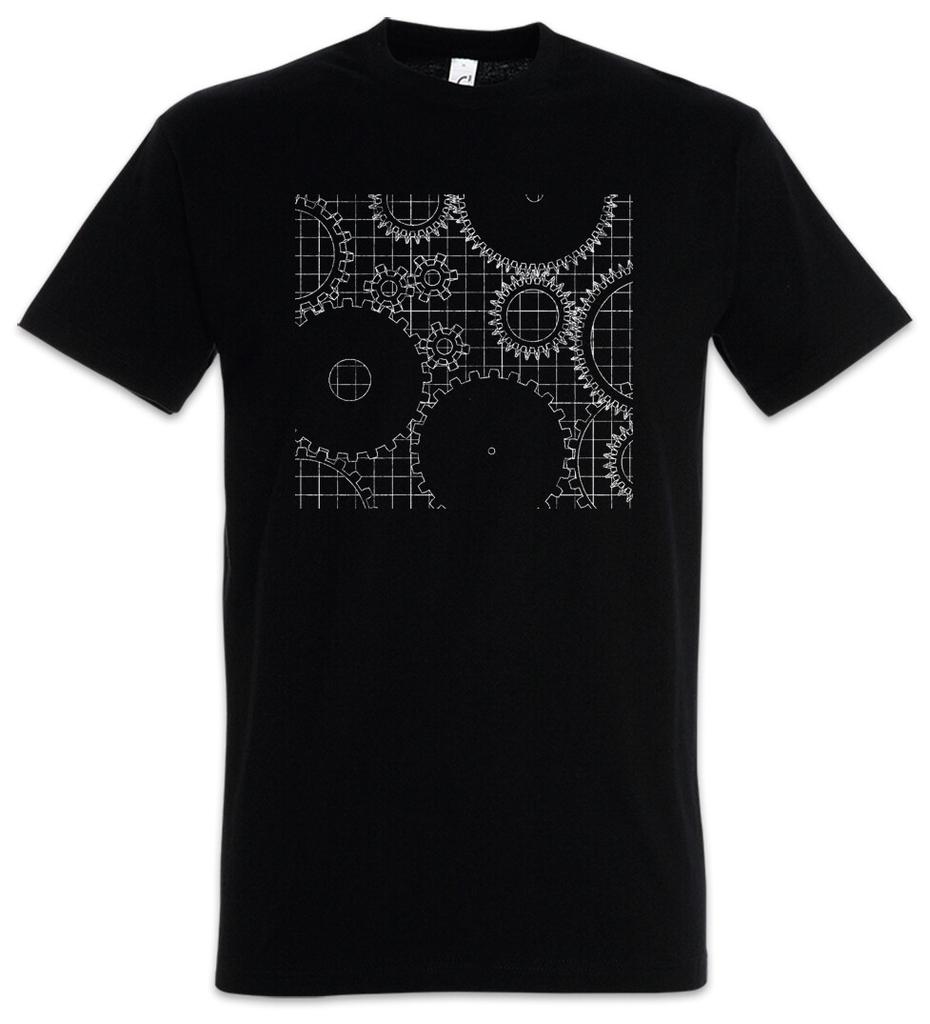 Mechanism II T-Shirt Mens Womens Tees Top Technology Science Engineer Mechanic Clockwork gear