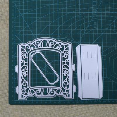 Lace Mirror Frame Metal Cutting Dies Stencil Irregular New Scrapbook DIY Card Making Craft Stencil