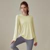 WEZHO Women's Loose Fit Long Sleeve Yoga Top