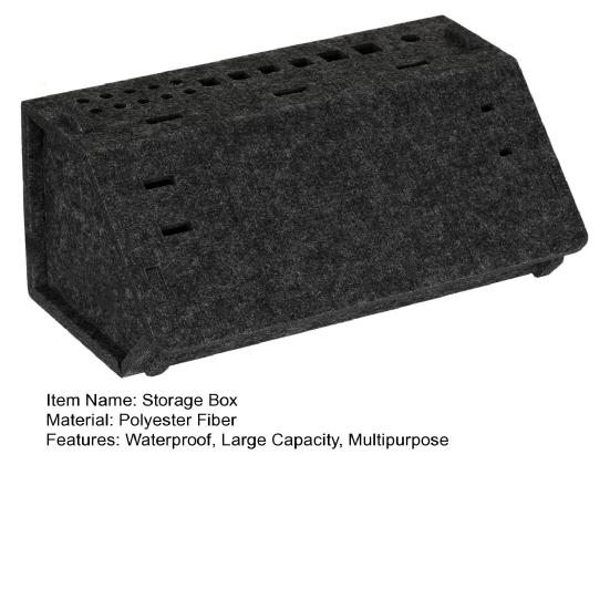 3D Printer Tools Storage Box Large Capacity 24 Holes Easy To Install Multipurpose Tool Storage Box Desktop Detachable Organizer