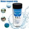 9 in 1 Portable Pool Water Test Strips 50 Domestic Water Purity Fast Test Strips for Drinking