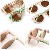 Trendy Style Kids Sunglasses Children Round Striped Outdoor Sports Sun Glasses Girls Boys Uv400 Goggles Sun Protection Eyewear