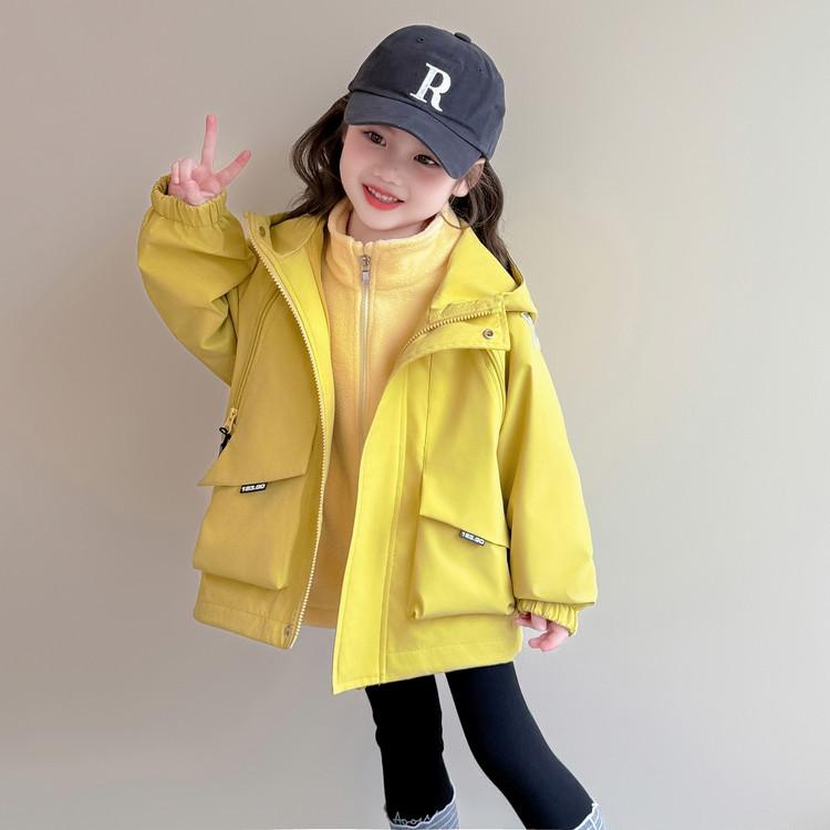 Kids' 3-in-1 Windproof & Waterproof Storm Jacket 2025: New Autumn Style for Boys & Girls - Trendy Outdoor Outerwear
