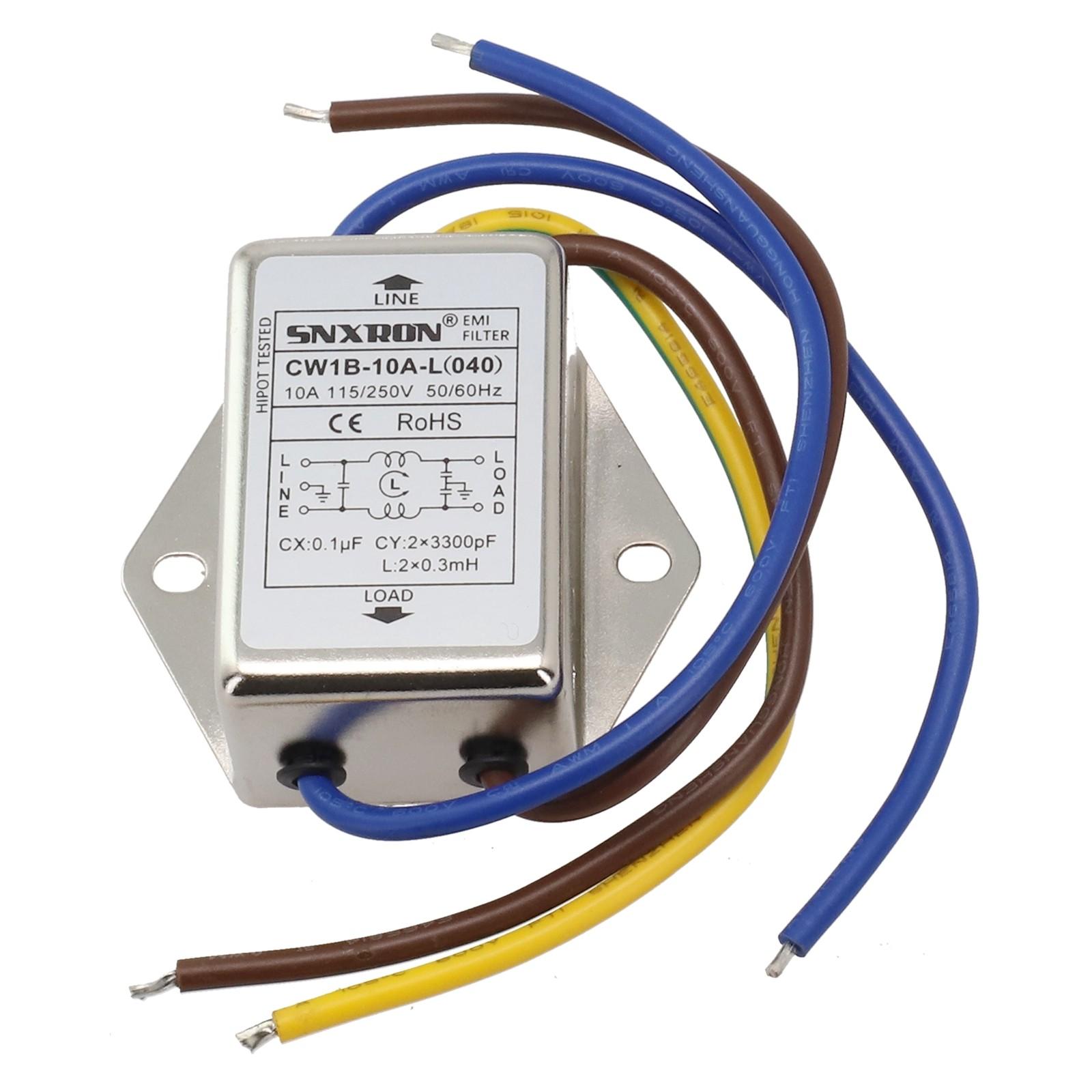 

Корисна Установка Дроту Живлення з Фільтром 1шт 3A/6A/10A CW1B-10A-L