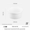 Shangqi Fluted Ceramic Ramekin Set