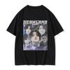 2026 Koreanisches Ateez Seonghwa Grafik T-Shirt Herren Damen Retro Mode Hochwertige T-Shirts Lässig Baumwolle Übergroßes T-Shirt Kpop Kleidung