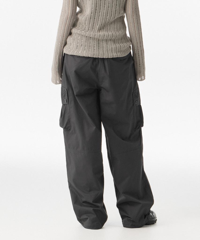 MUSINSA STANDARD WOMAN Women'S Cotton Parachute Cargo Pants [Dark Grey]