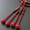 Kyoto Butsudan Hayashi Buddhist Prayer Beads, Shingon Buddhism, 0 Shaku, Rosewood (Unpolished) (Women's), Formal, Authentic Style [Prayer Beads Bag