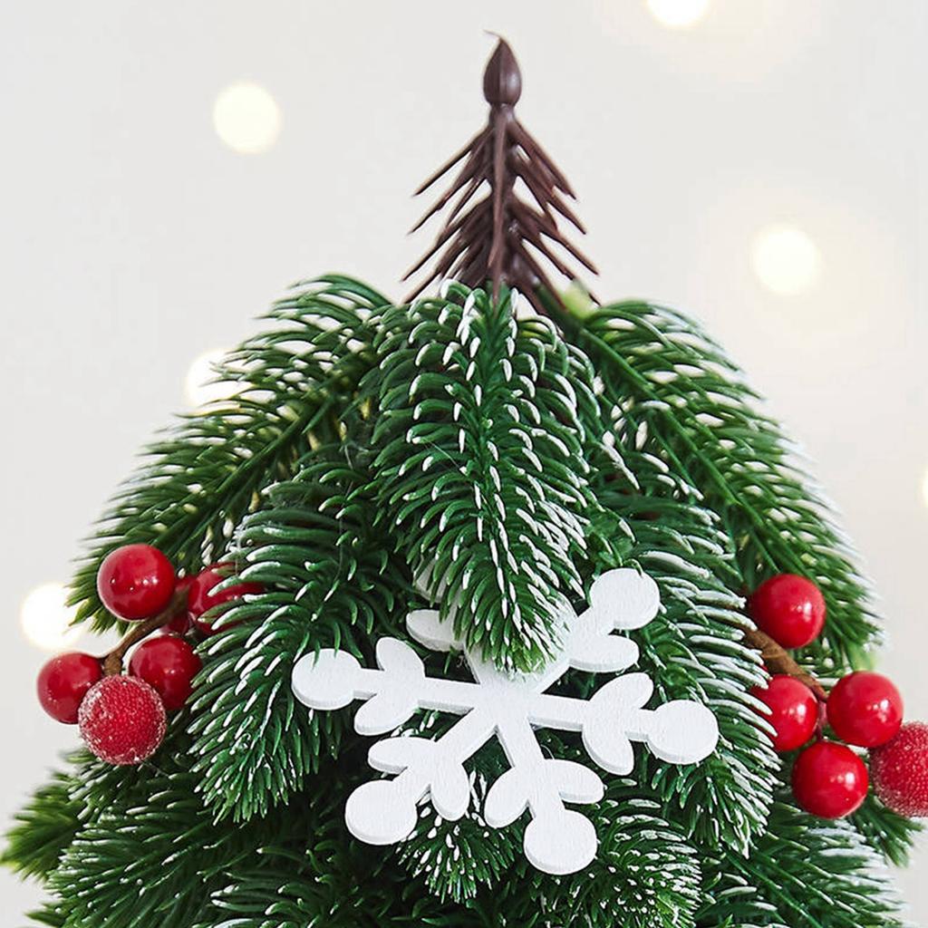 Christmas Decorations: Desktop Christmas Tree, Small Potted Plant, Nobetasone For The Living Room.