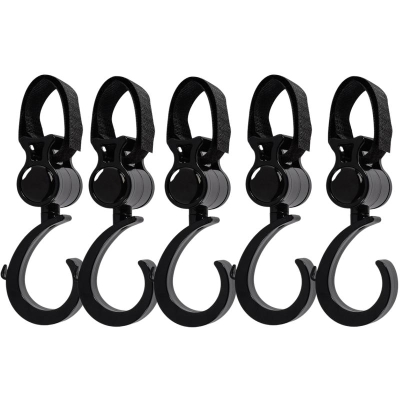 2/5/10Pcs Pram Hooks Multi-Purpose Baby Stroller Hooks for Hanging Diaper Bags Baby Stuff Organizer Baby Stroller Accessories
