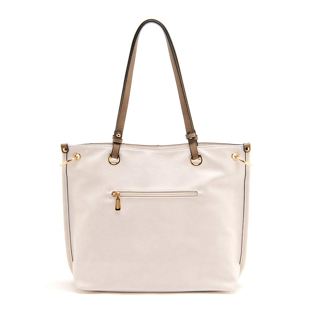 FIRANO Colorful Tote Bag Shoulder Bag Set for White & Women, 401437S,