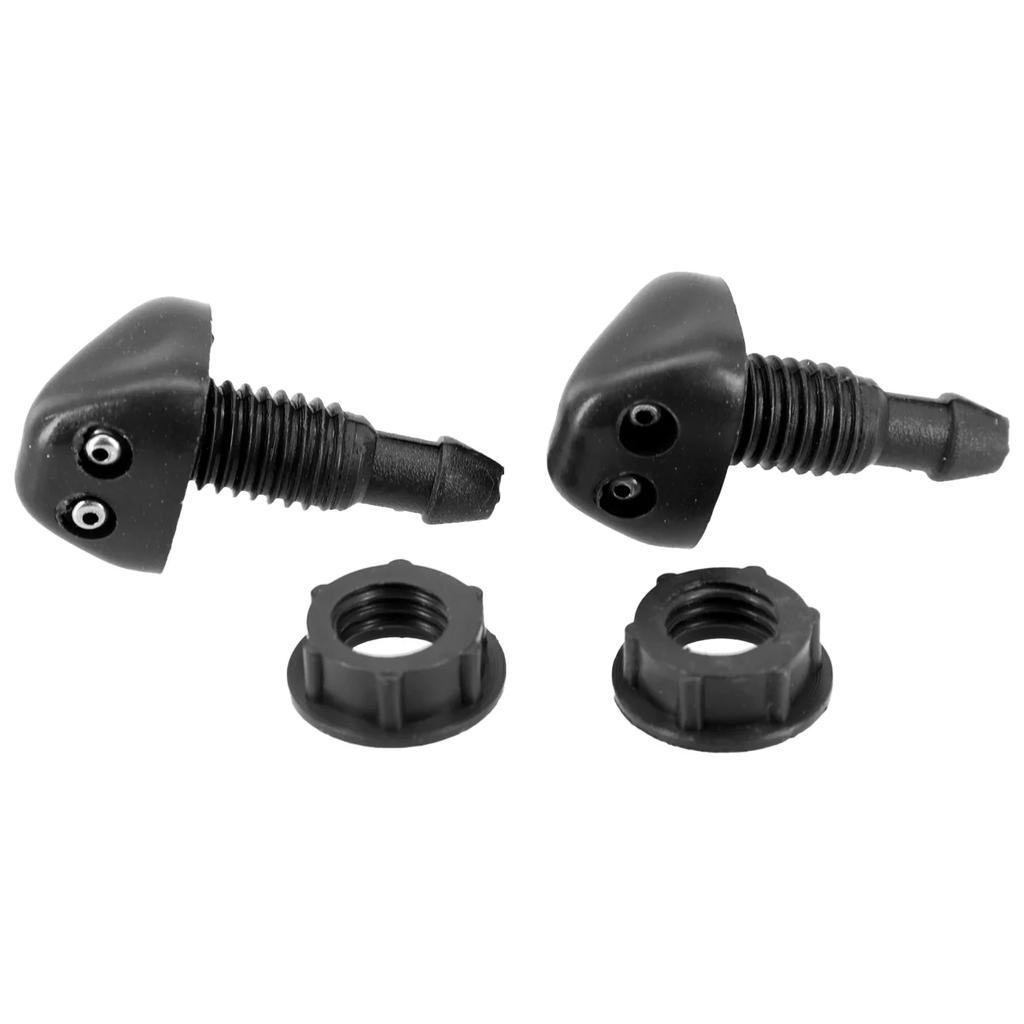 ABS Plastic 2 Pcs Washer Nozzles Strong Useful Anti-corrosion Anti-wear Durable High Efficiency High Quality High Safety