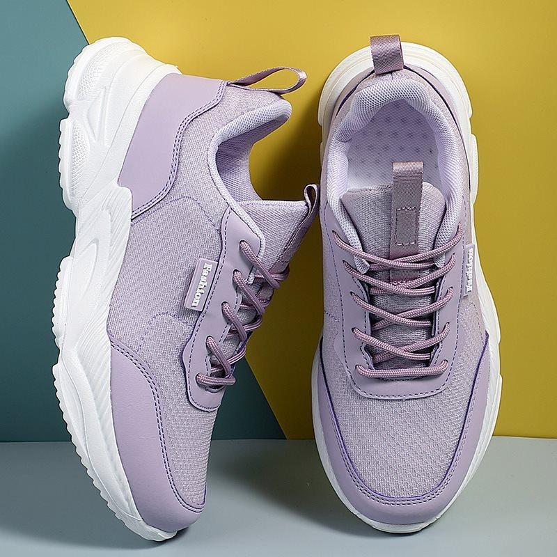 Damskor Andningsbara Mesh Sneakers Löpning Fritidsskor