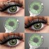 1 Pair Colored Pupils for Brown Color Eyes Green Eye Contacts Cosmetics Natural Blue Eye Lenses for Makeup Gray Pupils
