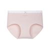 Women's Spring and Autumn Cotton 10A Antibacterial Extended Cotton Crotch Middle Waist Triangle Briefs