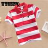 Children Kids Baby Boys Cartoon Print Tee Polo T-shirt Tops Clothes