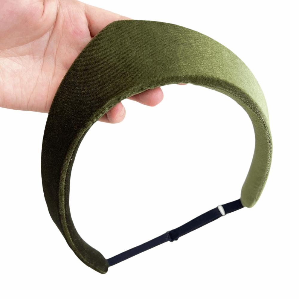 Elegant Velvet Crown Headband Multiple Colors European Hairband Smooth Texture Headwear  Women