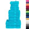 VidaXL Ensemble de Serviettes de Qualité Supérieure 12 pcs, Essuie-mains, Serviettes de Douche, Draps de Bain, Serviettes 137583