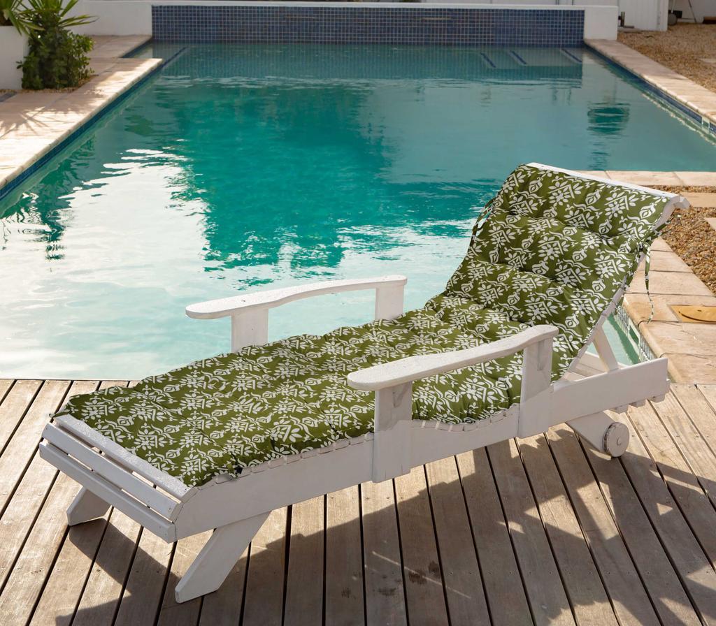 Vargottam Printed Rocking Chair Sofa Cushion With Ties  Chaise Recliner Quilted Thick Padded Seat Cushions Recliner Garden Outdoor
