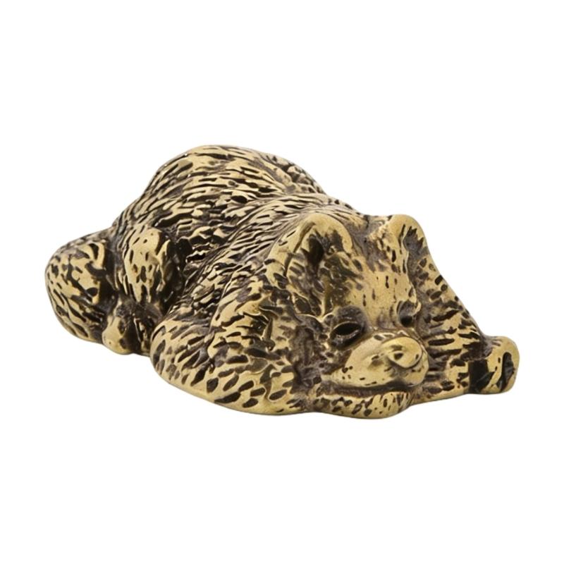Statues d'Animaux en Métal Figurines Chien Rétro Statuettes Sculptures Centres de Table Décorations pour la Maison Objets de Collection