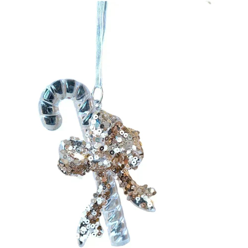 Christmas Pendant Acrylic Decorations Assorted Decorative Shapes Contemporary Style Lightweight Acrylic Material