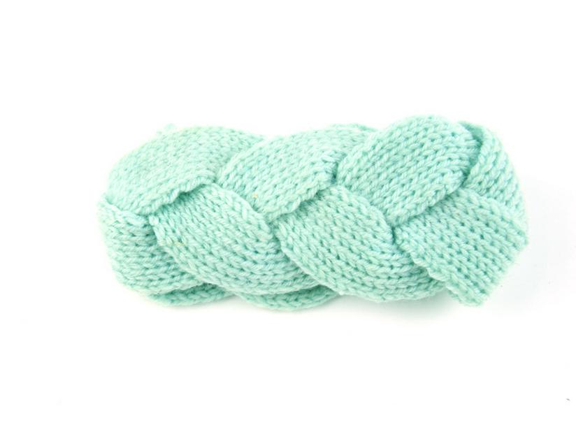 Handmade Woolen Cable Knit Headband Ear Warmer - European, American, Korean Style for Autumn/Winter