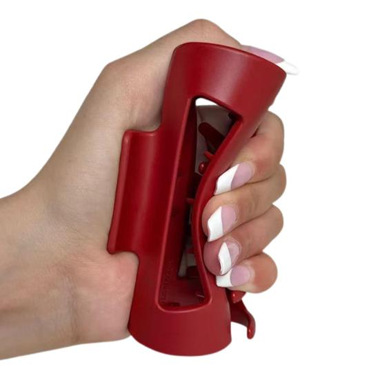 1/2/4Pcs Women Hair Claw Flexible Clamping Lightweight Square Frosting Hairpins Multifunctional Styling Tool