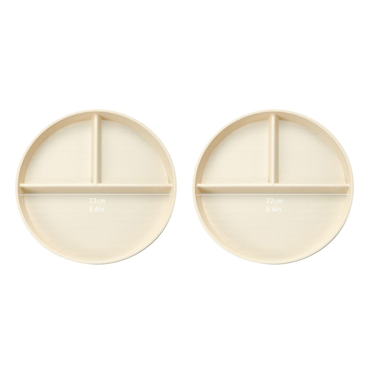 

Пластиковая тарелка с 3 отделениями для обеда, разделенная, для детей, студентов, многоразовая, круглая тарелка для фруктов, салата, блюда, можно использовать в микроволновой печи и посудомоечной машине