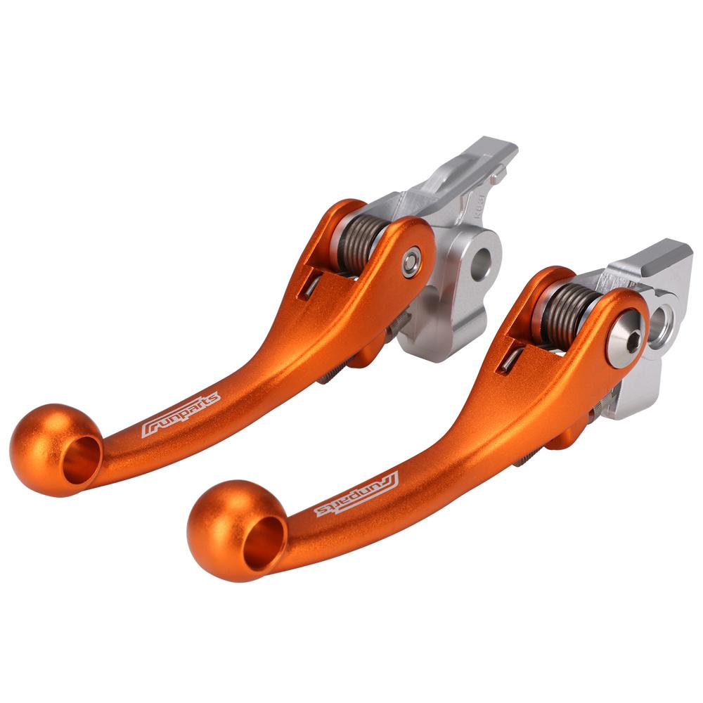Funparts Forged Aluminum Titanium alloy Brake Clutch Lever For KTM EXC EXCF XC XCF XCW XCFW SX SXF 125 150 250 300 350 450 500