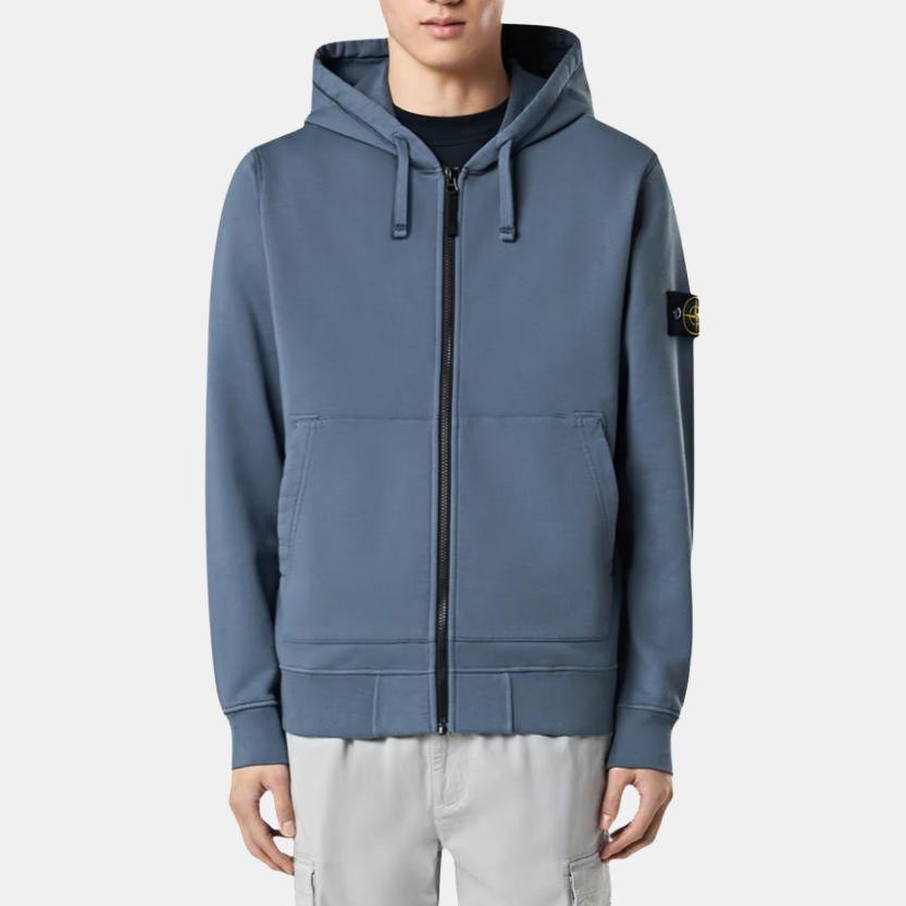 STONE ISLAND Compass Patch Zip Up Hoodie K1S156100042S0051-V0024