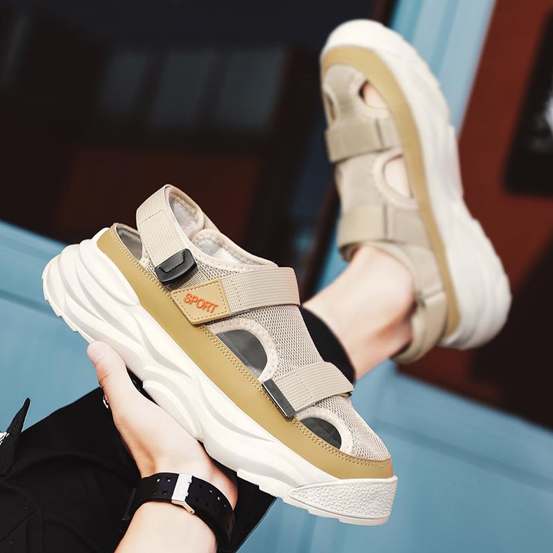Men‘s Summer Sandals Casual Beach Sandals for Men Soft Comfortable Male Summer Shoes 39-44