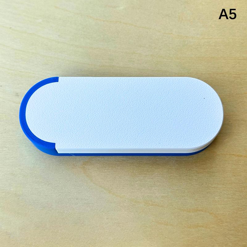

Colourful Cute Band-Aid Storage Box Portable Sliding Toothpicks Swabs Dental Flossers Organization Home Office Travel Essentials