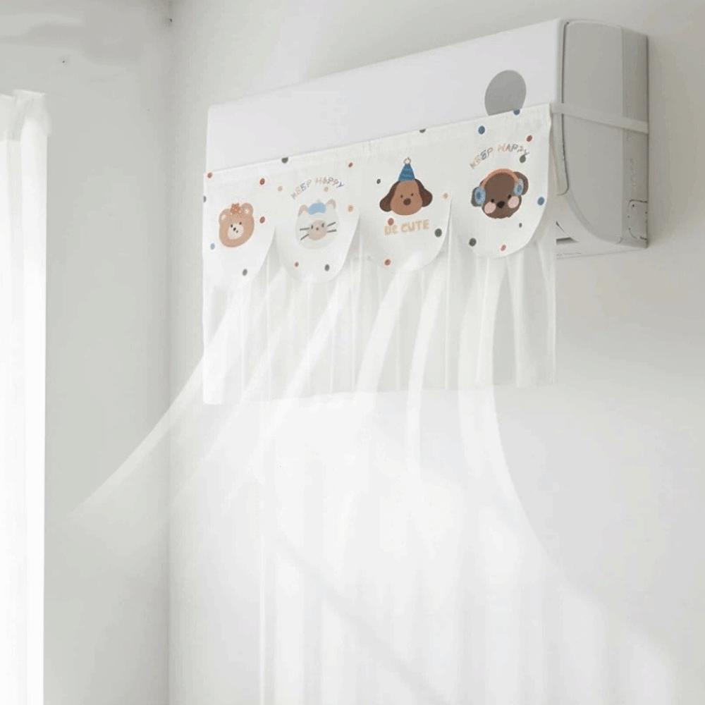 Cute Air Conditioning Wind Curtain Anti-Direct Blowing Air Conditioning Curtain  Bedroom Decor