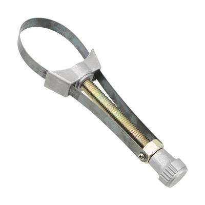 Steel Strap Wrench Hand Tools Car Oil Filter Removal Tool Adjustable 60mm To120mm Diameter