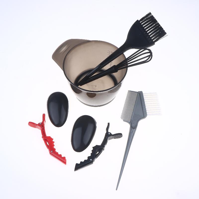 9Pcs/Set Hairdressing Brushes Bowl Comb Clips Salon Hair Color Dye Tint Tool Set Hair Coloring Bleaching Dye Diy Tools
