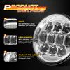 DOT Approved 80W 5-3/4" 14.6cm Round LED Projection Headlight Dyna Street Bob Super Wide