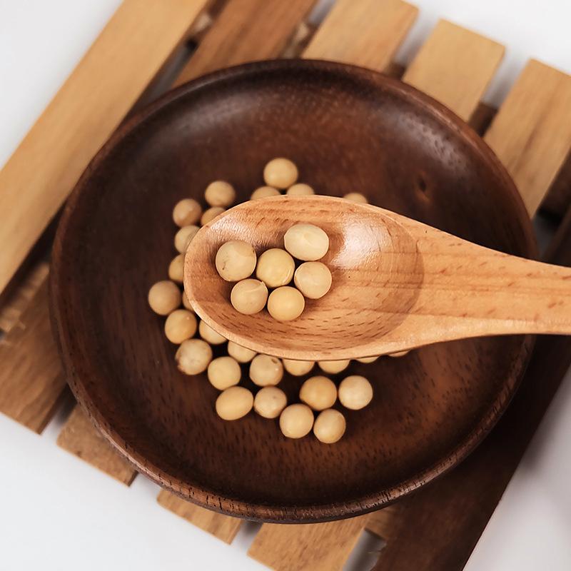 Kreativer hölzerner Cartoon-Löffel Kleiner Holzlöffel Honiglöffel Glatter hölzerner Teelöffel Kaffee Ovaler Holzlöffel