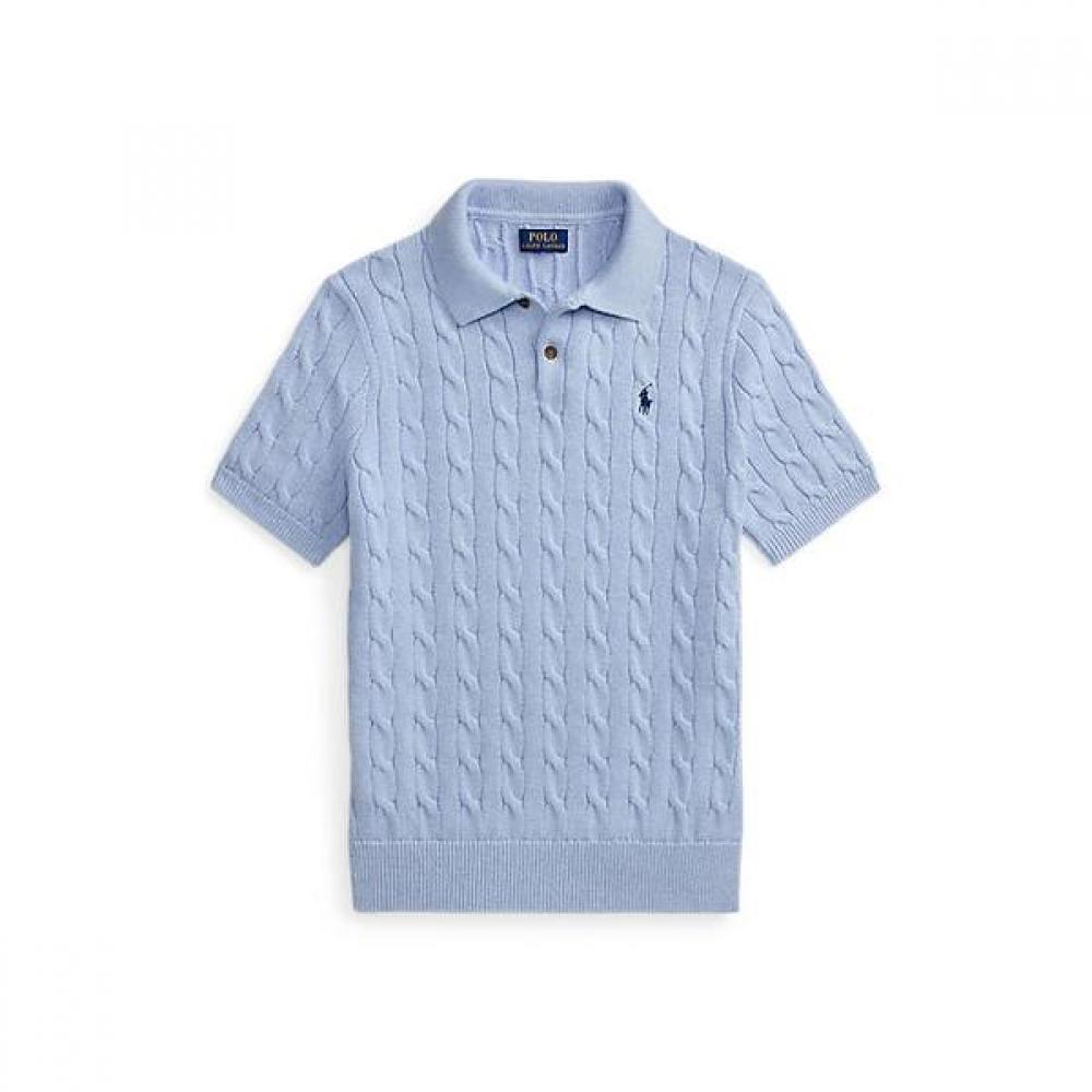 Мужской свитер Polo Ralph Lauren S с косами и воротником-поло mnpoSwe1n820158400 S