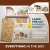 Ugears Motorcycle 70051 Wooden Puzzle Craft Model No Glue or Tools Required Vehicle - - Adult/Male