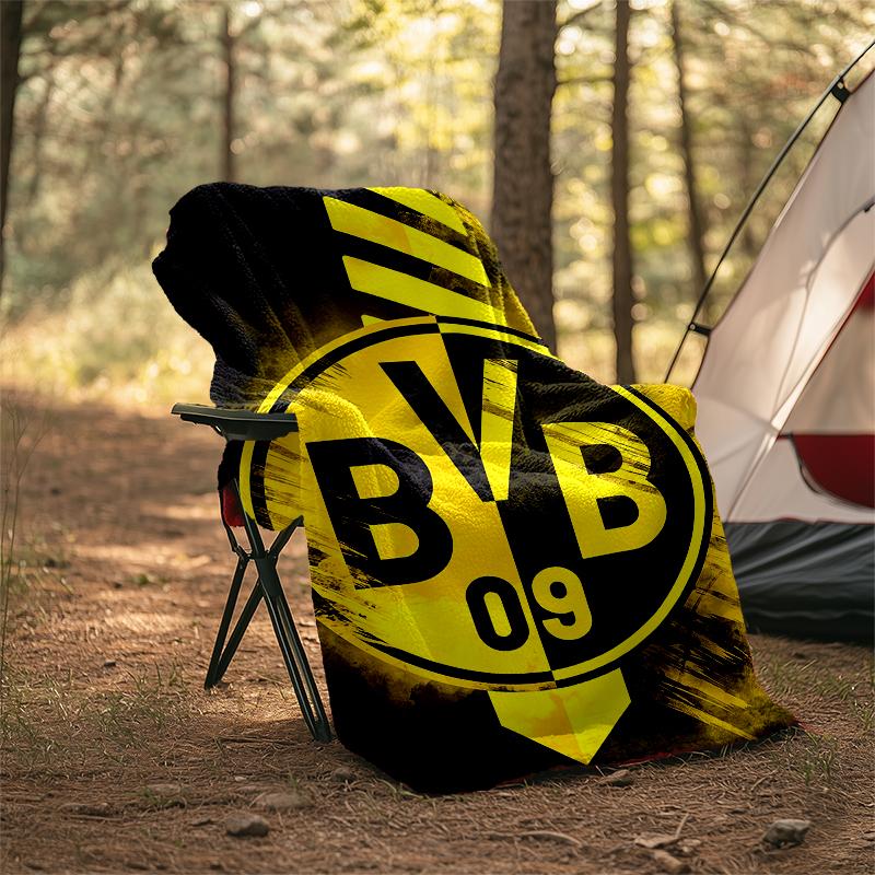 BVB Theme Printed Blanket - Perfect for Couch, Bed, Travel & Outdoor Use | Machine Washable, Cozy & Durable.