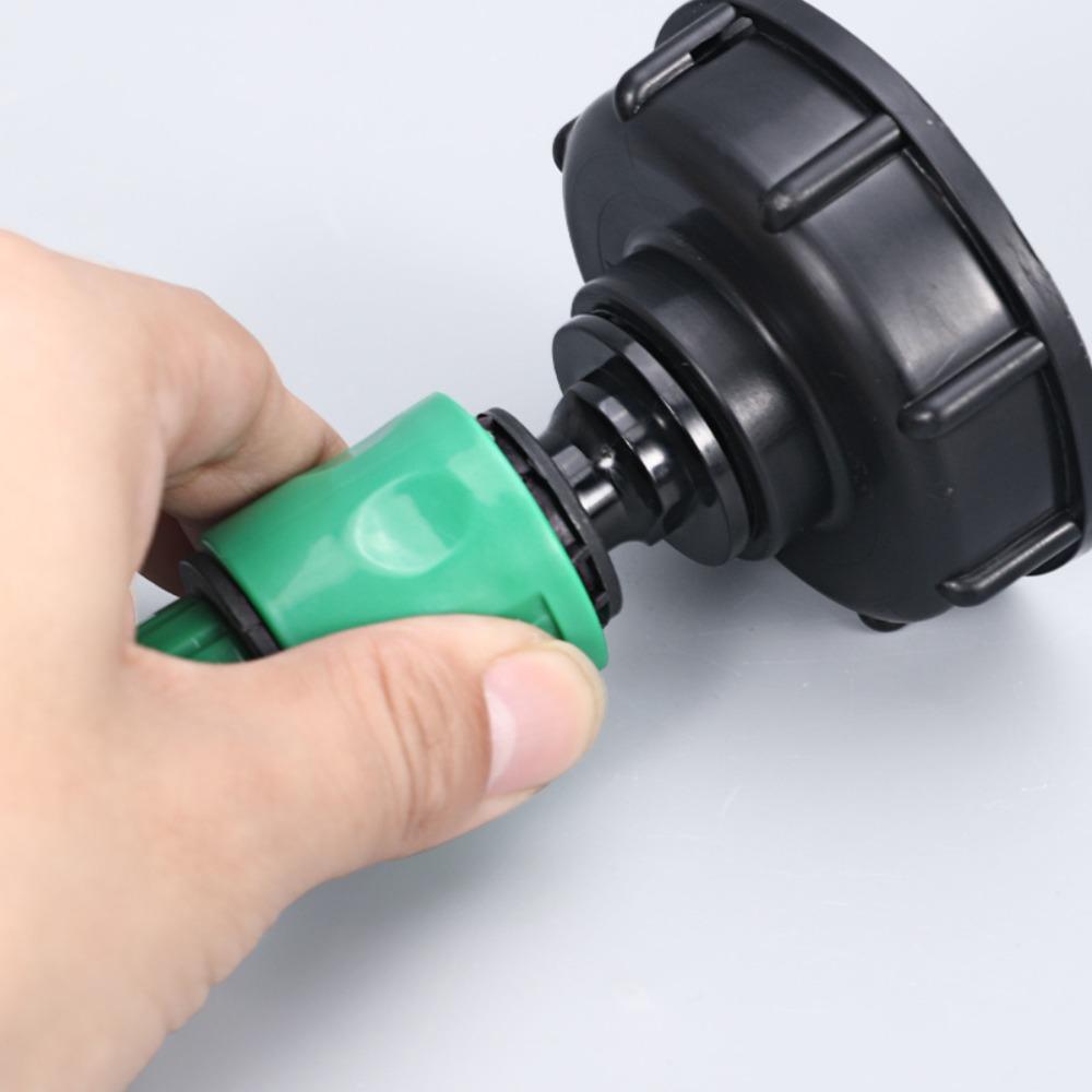 IBC Tote Adapter S60 Coarse Thread X 16mm 1/2'' Water Tank Shut Off Ball Valve Garden Hose Tap Ton Barrel Faucet Connecter