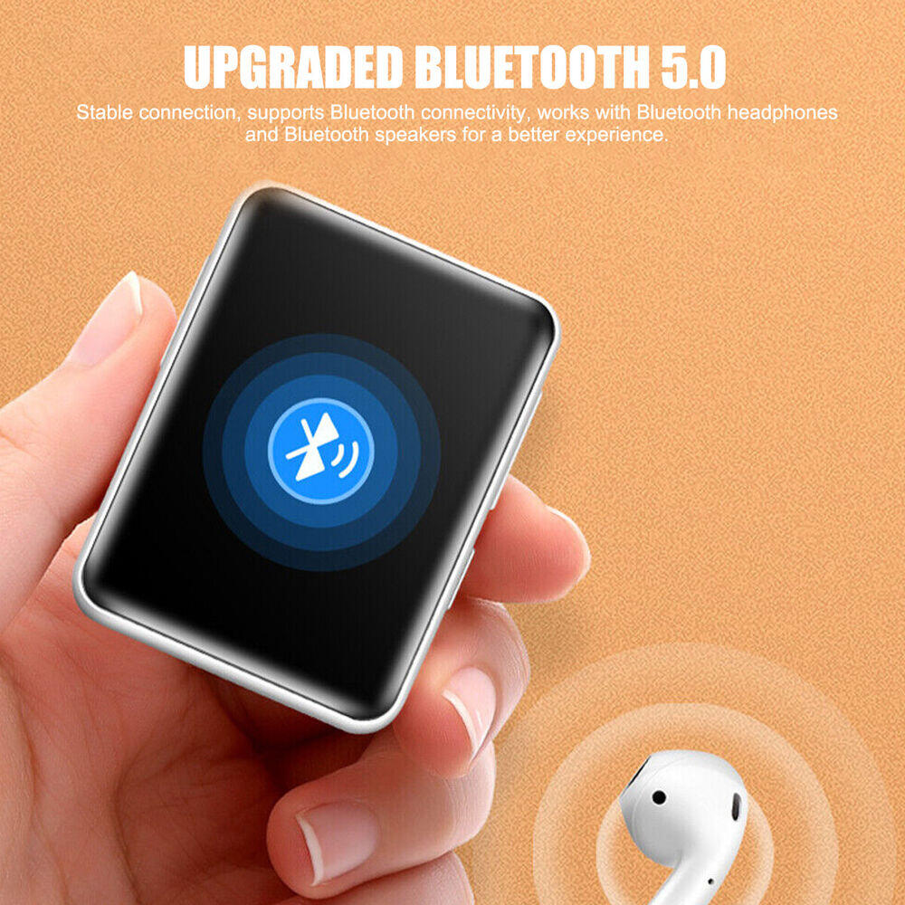 MP4 MP3 Player Bluetooth 5.0 Touch Screen Mini Walkman Student Sport Lossless HIFI Music FM Radio Portable Mp3 Gift Hot Sale