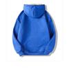 Winter Unisex Couple's Hoodie, Cotton Blend Fleece Lined Pullover with Double-Layer Warmth, Solid Color Casual Sweatshirt for Matching Outfits