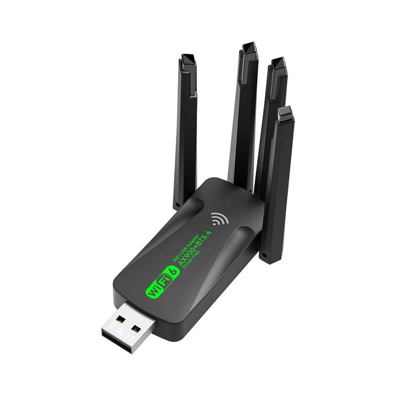 WiFi 6 Dual-Band USB Bluetooth Adapter: Driver-Free 5G Network Receiver, Plug & Play