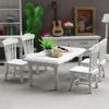 Children's Interactive Dollhouse Wooden Dinning Chair Table Decoration Ornaments Toy Portable Relieve Boredom Toys