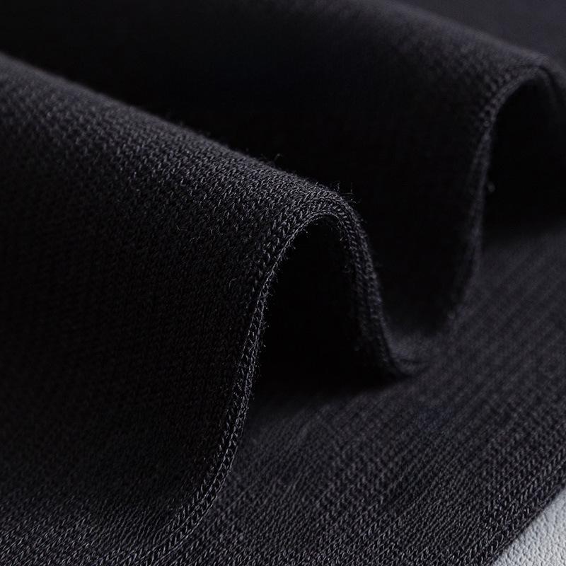 Women's Black Over-the-Knee Compression Socks - Pure Cotton, Autumn/Winter Style